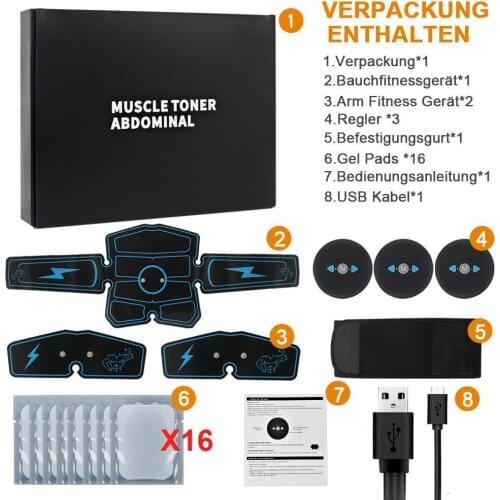 EMS Electric Press Simulator Massager ABS Abdominal Muscle Trainer Sports Gym Home Exercise Fitness Equipment Training Apparatus