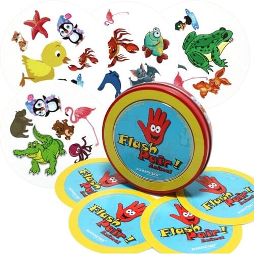 Flash pair animals board games run fast pair for family party fun kids toys gifts travel game