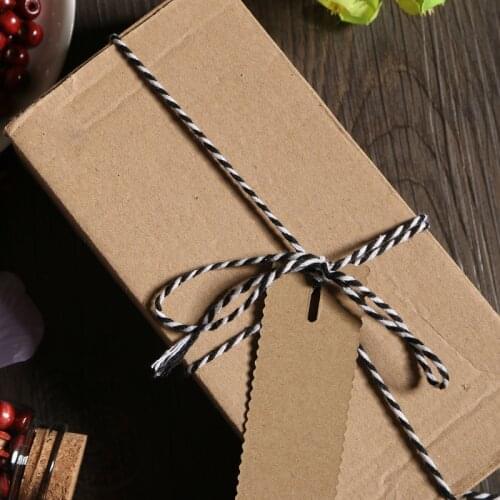 100YARD 2mm Cotton Ribbon Rope Twist Divine Wedding Party String Craft Decoration Balloon Bouquet lantern DIY Accessories