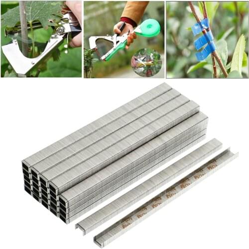 HOT SALES!!! New Arrival 10000Pcs Garden Plant Branch Tapetool Binding Tying Machine Tapener Staples Pins Wholesale Dropshipping
