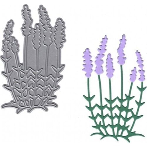Lavender Flower Metal Cutting Dies Stencils For DIY Scrapbooking Decorative Embossing Handcraft Die Cutting Template 2018 New