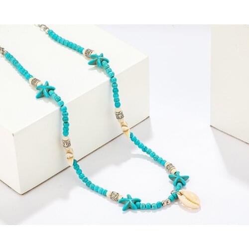 Fashion Natural Boho Sea Shell Cowrie Beach Choker Women Necklace Jewelry Gift Chains Geometric Unisex Necklace Sets For Women