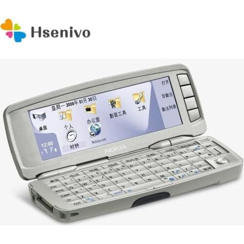 Nokia 9300 Refurbished-Original Unlocked Flip GSM Mobile Phone Symbian 7.0s With Multi-language Free shipping 1 year warranty