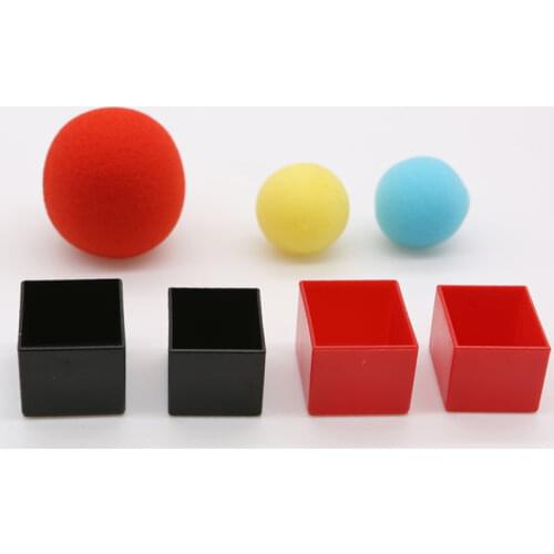2019 New Edition 5pcs/lot Paradox Magic Tricks Kids Close Up Magic Prop ParaBox Easy to do Magician Trick magic gimmick