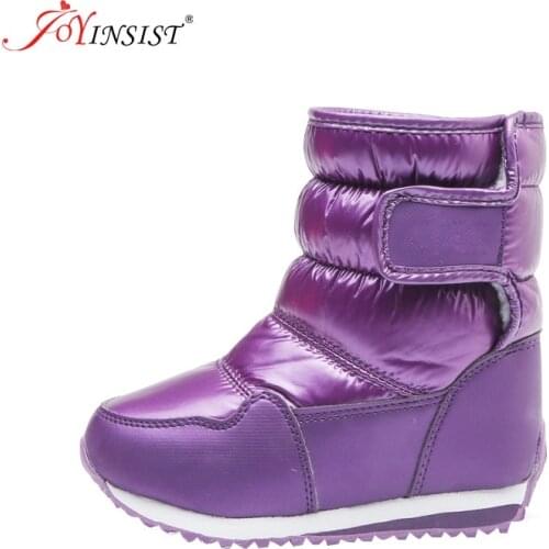 2019 New Children Snow Boots Rabbit Warm Winter Boots Fashion Plush Baby Shoes Water-Proof Sneakers Girls Boys Martin Shoes