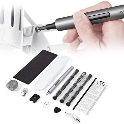 Wowstick 1F Pro Electric Screwdriver Portable 64 in 1 Mi Screw Driver Set Lithium-ion Chargeable Phone Camera Repair Tools
