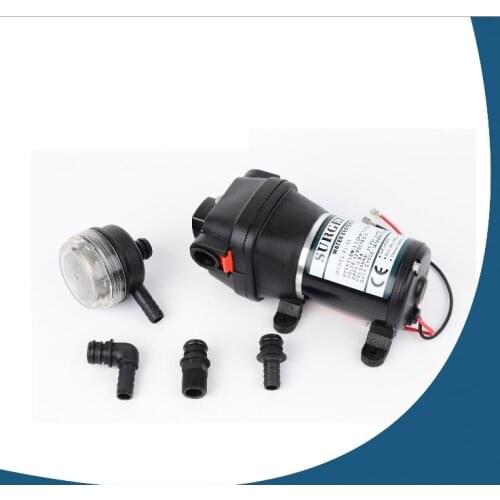 Portable DC 24V Electric High Pressure Water Pump 24.4W 10L/min High Flow Diaphragm Pump