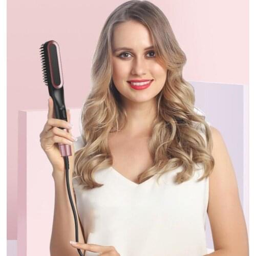 Straight Comb Husky Comb Convenient Hair Curler Constant Temperature Multi Functional Hair Smoothing Brush Hair Straightener