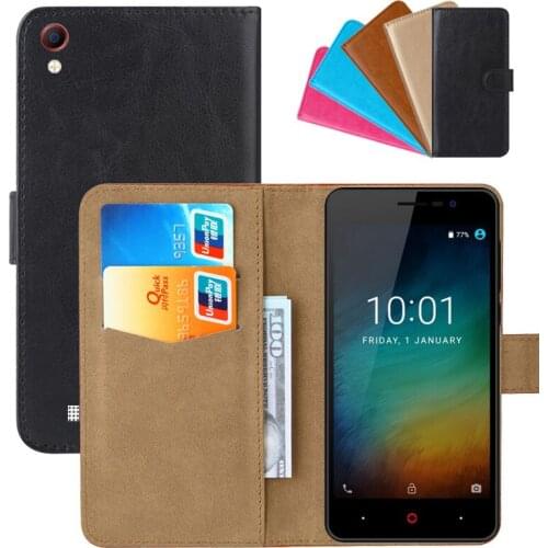 Luxury Wallet Case For Doopro P3 PU Leather Retro Flip Cover Magnetic Fashion Cases Strap