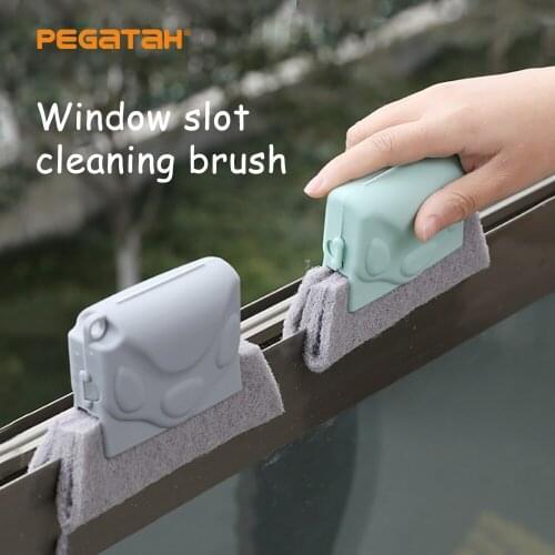 Window Groove Cleaning Cloth Window Cleaning Brush Windows Slot Cleaner Brush Clean Window Slot Clean Tool