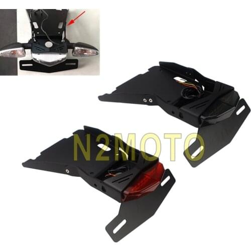 LED Stop Rear Lamp License Plate Holder W / Bracket Taillight For BMW R NINE T 2014-2018 Motorcycle Tail Tidy Fender Eliminator