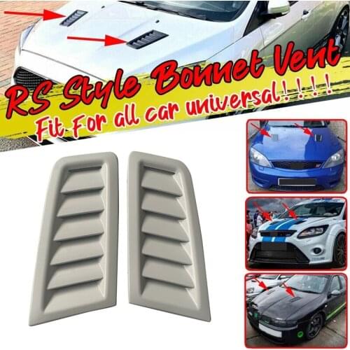 Universal Car Front Engine Hood Bonnet Vents Hood Air Outlet for Ford Focus MK2-RS ST Fiesta Mondeo Mustang