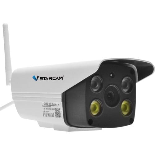 Vstarcam C18s 2MP 1080P Full Color IP Bullet Camera AI Humanoid Smoke Alarm Absent Detection Intercom Baby Monitor