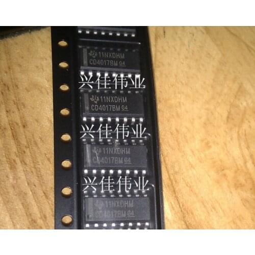 Xinyuan 10pcs/lot CD4017BM SOP16 CD4017 SOP CD4017BM96 SMD new and original IC