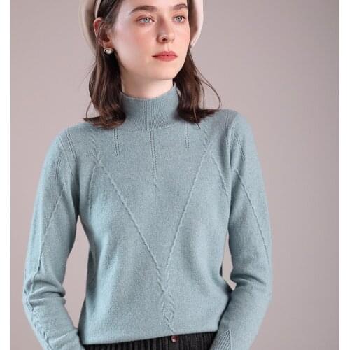 Women 100% Pure Cashmere Sweater New Arrival Pullover Autumn Winter Basic Jumper For Female Soft Shirt Girl Clothes 8Colors