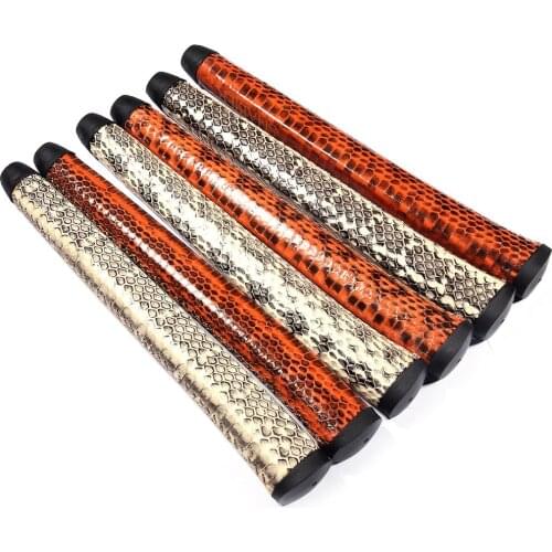 Snake Leather Midszie Size Golf Putter Grips Pure Handmade Leather Golf Grips