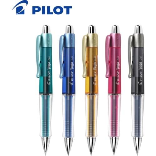6pcs PILOT BL-415V Anti-fatigue Gel Pen for Student Exams To Practice Calligraphy 0.7mm Push Pen