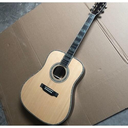 Keltic knot acoustic guitar KSG acoustic electric guitar 100% real abalone acoustic guitar solid spruce top acoustic