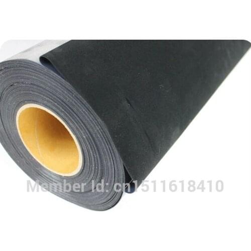 CDF-01 black High quality heat transfer flocking PU VINYL FOR CUTTER PLOTTER with size 50X100CM