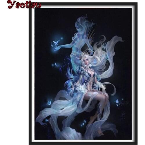 Cartoon Girl Diamond Painting Cross Stitch Fantasy Fairy Diamond Embroidery Sale Hobbies And Crafts Kits Mosaic Decor for home