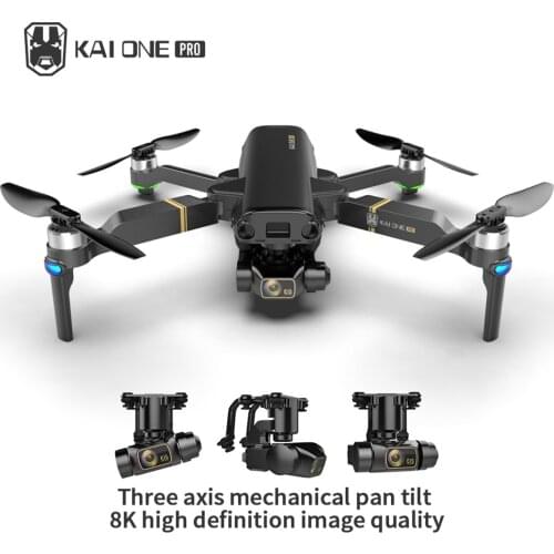FEICHAO KAI ONE Pro Drone 8K HD Mechanical 3-Axle Gimbal Dual Camera 5G Wifi GPS Professional Aerial Photography RC Quadcopters
