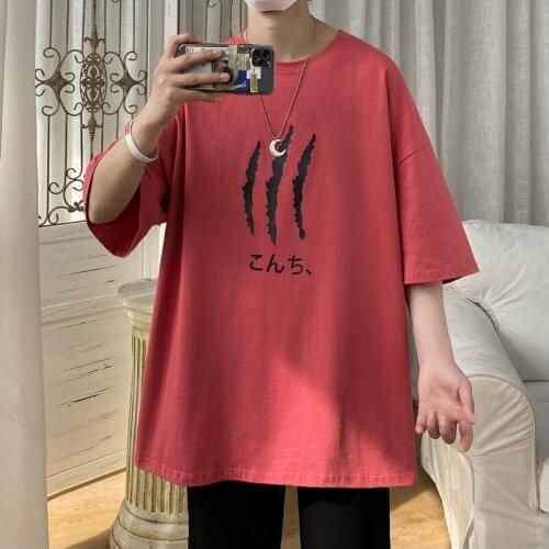 Mens Cotton Fashion Tshirt Mens Summer T-shirts 5XL Male Oversized Tee Shirts Funny Casual T Shirt Tee For Man Xxxtentacion