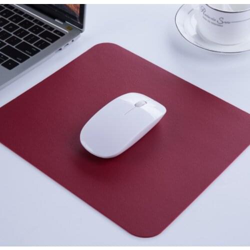 PU Leather Mouse Pad Laptop Computer Desk Mat Home Office Waterproof Anti-slip Modern Keyboard Mice Pad Writing Mat
