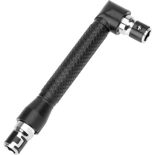 L Shaped 1/4 Wrench Screwdriver Socket Wrench Spanner Tighten Knob Screw Tool Torque Wrench Ratchet Multi-function Tool