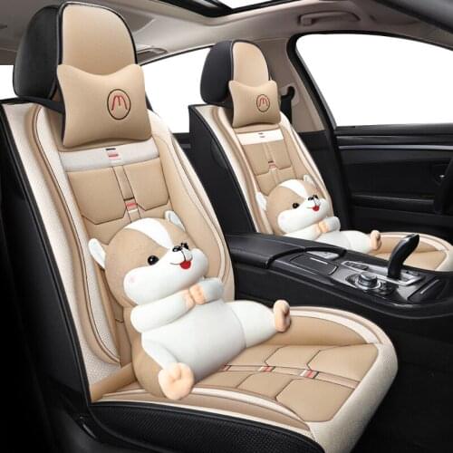 CUWEUSANG flax car seat covers For Volkswagen vw passat b5 b6 b7 polo 4 5 6 7 golf tiguan jetta touareg seat cover cars seats