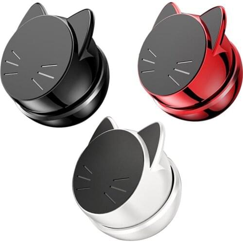 2019 NEW Lucky Cat 360 Degree Universal Car Holder Magnetic Mobile Phone Holder Car Phone Stand Holder For iPhone X 8 Samsung