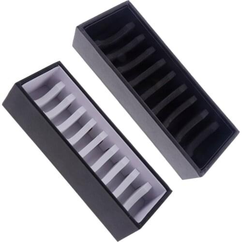 MagiDeal PU Leather 10 Slots Bracelet Cuff Bangle Gift Jewelry Storage Organizer Box Showcase Display