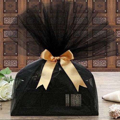 Personalized Gift Velvet Koran Black with Rahle, Maqam İbrahim Esans, Sacred Rosary Set FREE SHİPPİNG