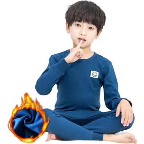Pajama Childrens Suit Boys Pajama Trousers Cotton Pajama Childrens Wear Pajamas Boys And Girls Cotton Thickening Suit