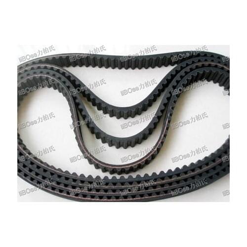 HTD3M 375mm timing belt length 375mm width 9-20mm 125 teeth rubber closed-loop 375-3M S3M for CNC machine timing belt 6mm