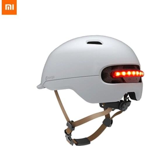 Xiaomi Smart4u Flash Helmets Back Light Riding Mountain Road Scooter Bicycle Matte Safety Helmet For Men Women Kids