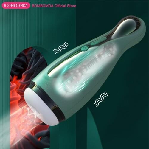 Sucking Masturbator Male Suck Masturbation Cup Real Sucking Vibrating Pussy Vagina Adult Sex Toys Erotic Masturbators for Men