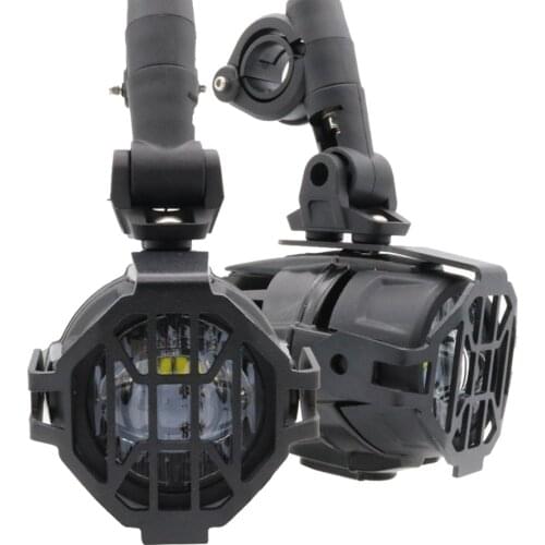 Motorcycle LED Fog Light & Protect Guards with Wiring Harness For BMW F800GS R1200 GS /ADV Motorcycle Led Lights white 6000k