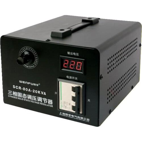 Solid state voltage regulator 380v three-phase electronic thyristor regulator high power voltage regulator 0-380v thermostat