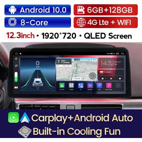 6+128 Android QLED 12.3 Vertical Stand-UP Monitor Car Radio Multimedia Video Player GPS Navigation for Mazda CX5 CX-5 2014-2016