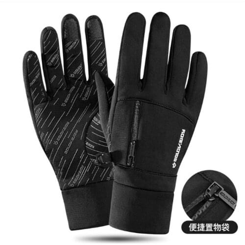 Winter Men Women Full Finger Sports Polar Fleece Touchscreen Cycling Gloves Pocket GOLOVEJOY DB50 Skiing Hiking Golves