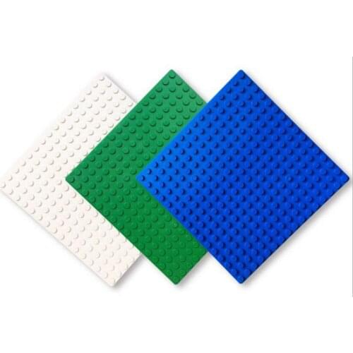 1Pcs Small Blocks Base Plate 16*16 Dots Building Plastic Blocks Toys DIY Baseplate for Avenger super heroes figure 12.8x12.8cm