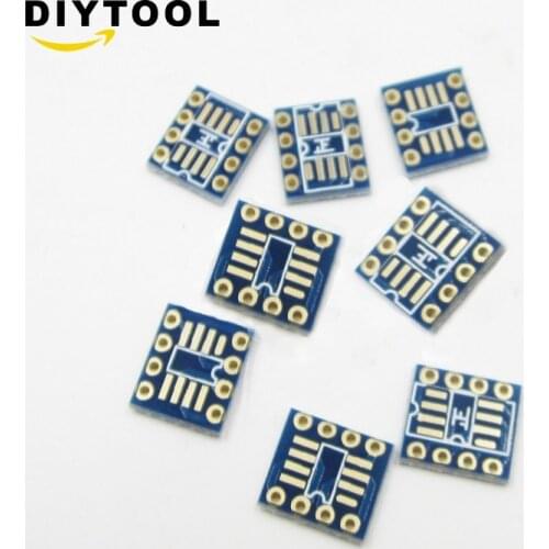 10pcs new SOP8 /TSSOP8 TO DIP8 Pinboard SMD to DIP Adapter For AD797 OPA627 M59