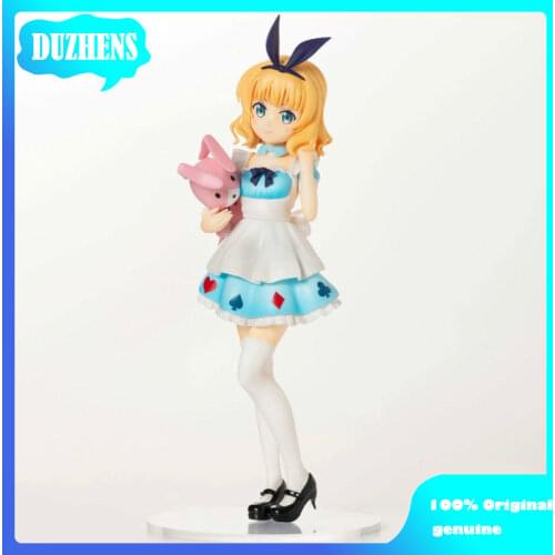 Original Japanes Anime Is the order a rabbit?Kirima Syaro PVC Action Figure Anime Figure Model Toys Figure Collection Doll Gift
