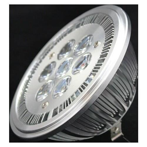 Free shipping 12V AC85-265V AR111,7W led spotlight,2 years warranty,7*1w led lamp