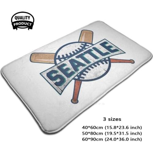 Baseball Team Love Sport Funny Gifts Door Mat Foot Pad Home Rug Seattle Mariner Fans Mariners Seattle Standings Mariner