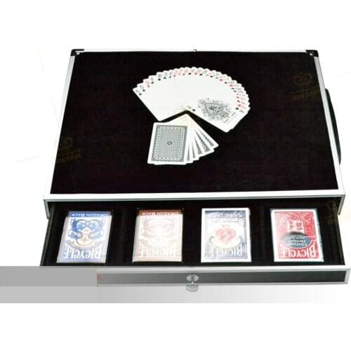 Close-Up Case With Drawer For Magician Magic Tricks Carrying Box Illusions Gimmick Accessories Mentalism