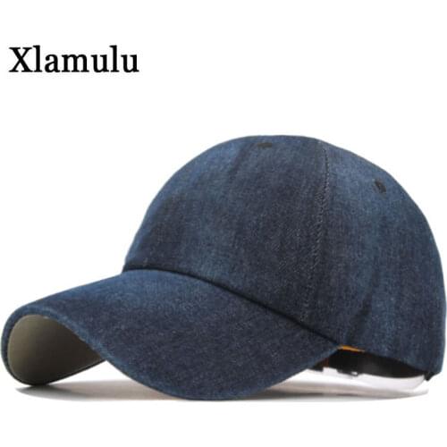Denim Jeans Baseball Caps Hats For Men Fashion Washed Jeans Women Snapback Casquette Bone Gorras Men Casual Dad Cap Hats