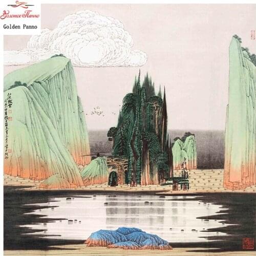 Golden Panno,Needlework,Embroidery,DIY Scenic Painting,Kits,14ct water,Cross-stitch,Sets For Embroidery,Christmas1228