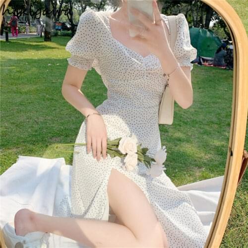HIKIGAWA Summer Polka Dot Dresses