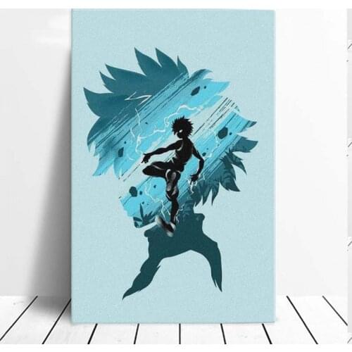 One Piece Poster Anime Thunderbold Killua hxh hunter x hunter Picture Oil Painting Decoration Canvas Print Wall Art Home Decor